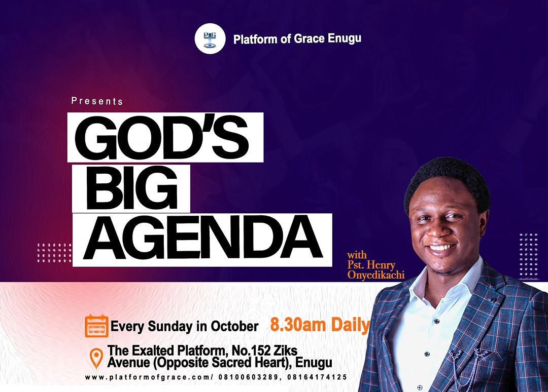 God Big Agenda 4